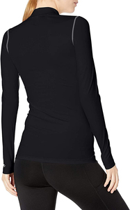 Nouveautés Hiver Automne Active Wear Manteau Minceur Corps Femmes À Manches Longues Compression Doux Culture À Séchage Rapide Rembourré Yoga T-shirt - Product Image 3