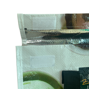 Custom Cool Insulated Cooler <b>Tote</b> <b>Bag</b> PP Woven Soft Stylish with Logo Printed <b>Metallic</b> Waterproof for Shopping and Picnics - Product Image 5