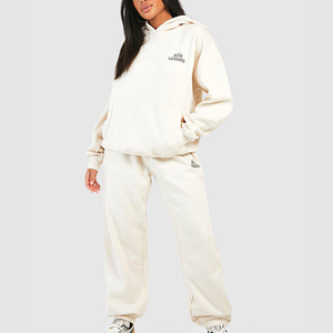 Conjunto Deportivo de Dos Piezas con Capucha para Mujer, Talla Grande, Diseño Moderno, Informal, Transpirable y Ecológico, Pantalones Deportivos con Capucha - Product Image 1