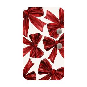 Tuile à cils en acrylique personnalisable Red Bow Lash, extension de cils, impression de logo personnalisée professionnelle, service OEM - Product Image 3