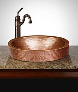 Lavabos de cobre de diseño que combinan resistencia, belleza, artesanía y autenticidad para uso en decoración de interiores de alta calidad. - Product Image 2
