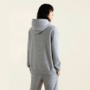 Regular Fit Heavyweight 70% algodón 30% poliéster reciclado Fleece Essentials Trefoil Dark Mint hombres pulóver sudaderas con capucha - Product Image 4