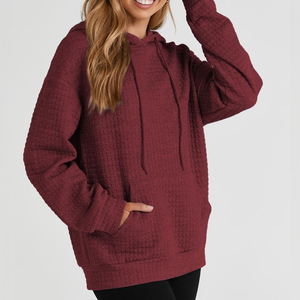 Sweat à capuche respirant en polaire doux pour femmes, tendance streetwear, vente chaude, fournisseur direct d'usine, sweat à capuche pour femmes - Product Image 5