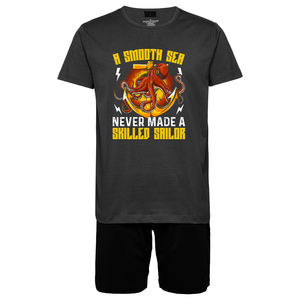 Conjunto corto de Camiseta con cuello en V de talla grande de alta calidad para hombre 2025 ropa de calle personalizada conjuntos de pantalones cortos bordados de estilo callejero - Product Image 6