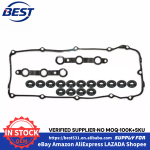 Juego de Juntas de Tapa de Válvulas Compatible con <span class=keywords><strong>BMW</strong></span> <span class=keywords><strong>320i</strong></span> 323i 325i 328i 330i 520i 523i 525i 528i 530i X5 Z3, Motores 2.0 2.2 2.5 2.8 3.0 L M52 M54 91-06 - Product Image 3