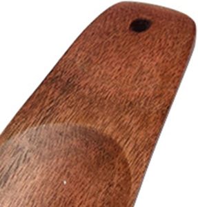 Elevador de zapatos de madera largo Vintage ayuda a usar zapatos cuerno de zapato de madera oscuro antiguo pulido accesorios hechos a mano madera - Product Image 3