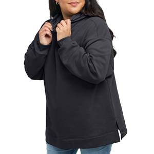Sudadera deportiva con logotipo personalizado y nuevo estilo para mujer, Sudadera con capucha de gran tamaño a la moda para mujer, venta al por mayor - Product Image 3