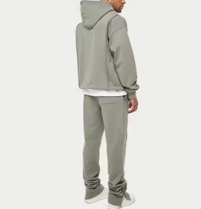 Conjunto Deportivo de Algodón 100% Más Vendido, Transpirable, de Secado Rápido, para Invierno, con Patrón Sólido, Ligero, Resistente al Viento, Antibacteriano y Elástico - Product Image 2