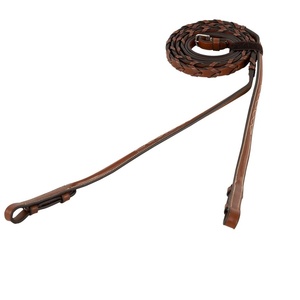 Rienda de Caballo de Alta Calidad de 8 Pies, Tipo Barril, con Nudos, de Cuerda Suave, Riendas de Equitación Nuevas de Calidad, Riendas de Nailon para Caballo, Riendas Divididas para Establos - Product Image 1