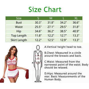 ยูนิฟอร์มเชียร์ลีดเดอร์ของผู้หญิงชุดเชียร์ลีดเดอร์แขนกุดแบบใส่กลับด้านได้ - Product Image 5