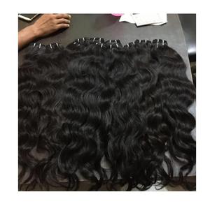 Extensions de cheveux vierges bruts cambodgiens à ondulation naturelle, double trame, non traités, vente en gros, cheveux humains vierges, cuticules alignées - Product Image 6