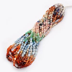 Cuentas de Ópalo Multi-Color AAA+ de 6x4mm-7x5mm, Pepitas Lisas, Ópalo Natural Raro, Piedra Semipreciosa, Cuentas Sueltas para Joyería - Product Image 1