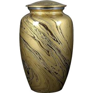 Suministro al por mayor de urnas de cremación de aluminio metálico para cenizas humanas de adultos disponibles a un gran precio de descuento - Product Image 1