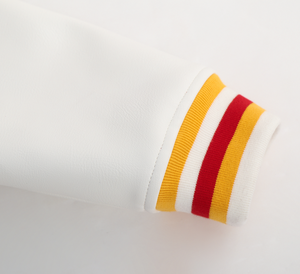 Blouson universitaire personnalisé 2026 pour homme, en laine de haute qualité avec manches en cuir, blouson Letterman avec patch brodé, blouson bomber unisexe - Product Image 3