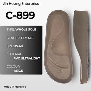 Zapatos de Mujer Jin Hoong C-899 Beige con Suela de PVC Ultraligera, Plantilla Integrada y Diseño Ligero Antideslizante - Product Image 1