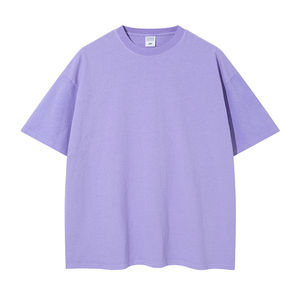 T-shirts pour hommes de qualité supérieure, nouveau design, poids lourd, logo personnalisé imprimé, unisexe, 100% coton, streetwear, luxe, surdimensionné, uni - Product Image 4