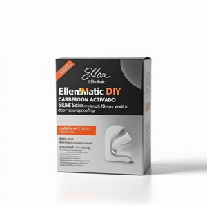 ซีลยางซิลิโคนกันเสียงแบบ DIY ยี่ห้อ EllenMatic แบบด้านเดียว ขนาด 1208 มม. ยาว 10 มม. กว้าง สีเงิน สำหรับกันเสียงประตู - Product Image 3
