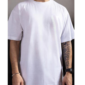 T-shirts pour hommes en coton 100% de haute qualité, coupe ample, col rond, manches courtes, design personnalisé, logo personnalisé, service OEM. - Product Image 4