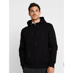 Sweat à capuche zippé personnalisé surdimensionné 500 400gsm coton lourd fermeture éclair complète et impression bouffante pour l'hiver - Product Image 6