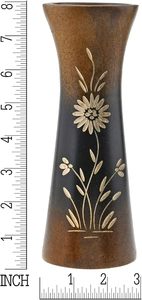 Vase décoratif en bois massif de forme organique, mettant en valeur une texture riche et tourbillonnante, parfait pour un style d'intérieur contemporain. - Product Image 4