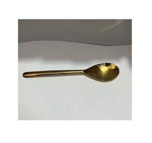 Cuchara de metal estándar para el hogar con gran calidad a un precio muy barato de una sola pieza con chapado en color brillante - Product Image 2