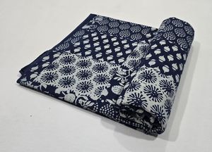 Eco Friendly Breathable Hand Block Printed 100%Cotton Fabric Handcrafted Jaipur Heritage Traditional Block Print Cotton Fabric - Product Image 2