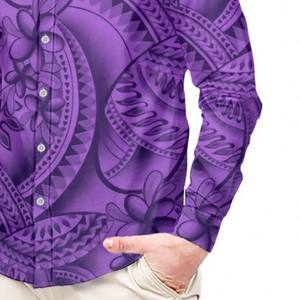 เสื้อซับลิเมชันสำหรับผู้ชายเสื้อเชิ้ตผ้าฝ้าย100% ระบายอากาศได้ดีน้ำหนักเบามีสไตล์ - Product Image 4