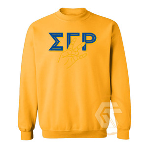 Sudadera de Forro Polar de Algodón de Invierno Personalizada de Alta Calidad con Bordado Frontal de Sigma Gamma Rho, Chaqueta de Mujer, Ropa Griega - Product Image 1