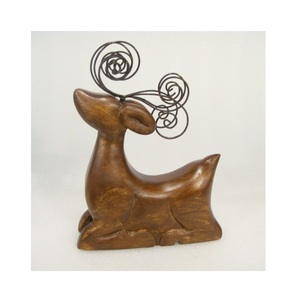 Adorno navideño de Reno de alambre de aluminio para el hogar, sala de estar, mesa de Navidad, artículo decorativo - Product Image 6