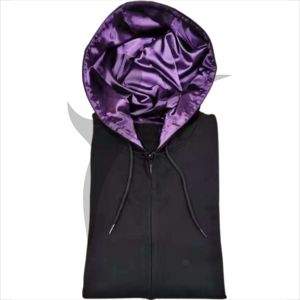 Sudaderas con capucha de manga larga con cremallera en blanco de algodón/Sutton hechas a medida 100% algodón polar transpirable Streetwear de talla grande - Product Image 4