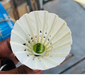 High Quality Professional Competition Training Badminton Shuttles Goose Straight Feather 2 Layer Durable Cork Head Stable - Product Image 3