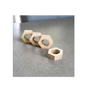 Sturdy Customization Wooden <b>Rabbit</b> Design Napkin Rings Halloween Dinning Table Decoration - Product Image 2