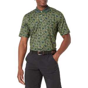 Vente en gros de polos de golf pour hommes avec logo personnalisé, nouveau design, 85% polyester, 15% élasthanne, séchage rapide, respirant, haute qualité - Product Image 1