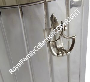 Sheffield Silver Collection Lujo moderno para cubo de champán Metal de vidrio de alta calidad para decoración del hogar y restaurante - Product Image 2