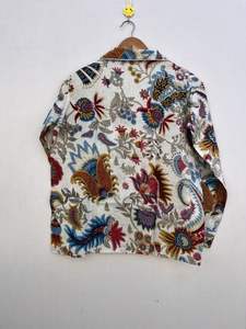 Conjunto de Pijama de Algodón Puro con Estampado Floral Personalizado para Mujer, de Secado Rápido, Cuello en V, Ropa de Dormir Cómoda, Transpirable y de Tela Suave - Product Image 4