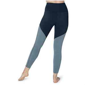 Nouveau pantalon de Yoga de gymnastique coupe ajustée de haute qualité Legging femmes couleur unie taille haute deux tons Sublimation femmes Leggings pour dames - Product Image 5