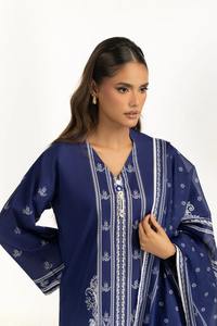 2025 fiesta de invierno señoras 3 piezas verano Shalwar Kameez proveedor directo de fábrica diseño tradicional con cuello redondo traje de césped lavable - Product Image 2