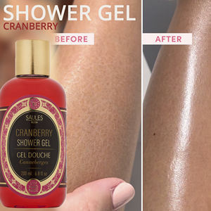 Gel Douche Luxueux Infusé à la Canneberge avec Huiles Naturelles pour une Hydratation et une Nutrition Profondes, Écologique, Fabriqué en UE, Marque Privée - Product Image 2