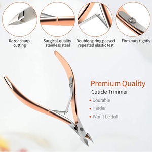 2026 Wholesale High Quality Hard Steel Nail Nipper <b>Cuticle</b> Nippers Professional For Men And Women Made In Pakistan - Product Image 4