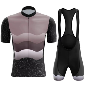 Ropa de ciclismo sublimada personalizada uniformes bicicleta Jersey bicicleta ropa diseño transpirable ciclismo Jersey y babero conjunto corto traje - Product Image 1