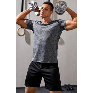 Camiseta Deportiva Personalizable para Hombre, 100% Algodón, Transpirable, de Manga Corta, para Gimnasio, Running, Entrenamiento y Fitness - Product Image 1