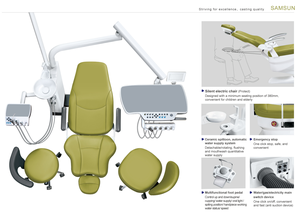 Fauteuil Dentaire <span class=keywords><strong>de</strong></span> Luxe Complet avec Caméra, Lumière LED pour Implants, Système d'Enregistrement Vidéo Médical, Certifié CE, Garantie Électrique 5 Ans - Product Image 3