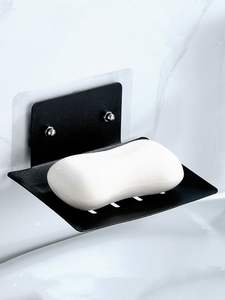 Porte-savon en fonte au fini élégant pour une salle de bain moderne, offrant un style et une fonctionnalité équilibrés - Product Image 2