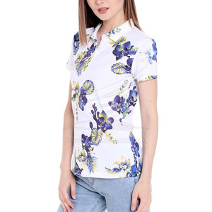 Nouvelle Arrivée T-shirt Femme 100% Coton Décontracté Été Respirant Tissu Toile Personnalisable - Product Image 2