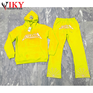 Impresión de logotipo personalizado Mejor proveedor Venta al por mayor Serigrafía Buena calidad Chándales acampanados POR INDUSTRIAS VIKY - Product Image 6