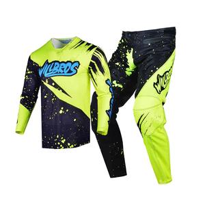 Vêtements de sport pour moto personnalisables, grande taille, coupe-vent, été, confortables, uniforme de course de motocross, nom d'équipe personnalisé, sublimé - Product Image 1