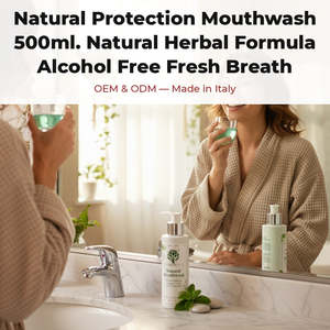 Bain de bouche naturel à base de plantes RedMoringa sans alcool 500ml, haleine fraîche, OEM, marque privée - Product Image 2