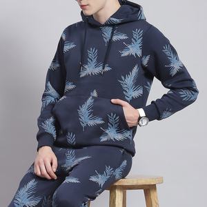 Chándal Personalizado de Invierno para Hombre, con Capucha, 100% Algodón, Transpirable, Cómodo, Ligero, de Felpa, Talla Grande - Product Image 3