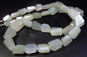 Siloni-Pierre de Lune Naturelle, Perles Coupées à Facettes, 16 Pouces, 8-13mm - Product Image 4