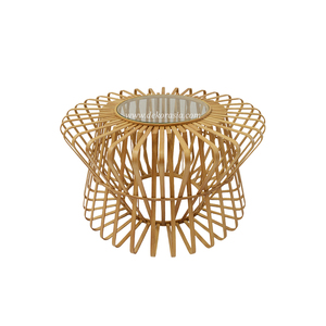 Handcrafted Bamboo Butterfly Coffee <b>Table</b> Unique Natural <b>Table</b> for Modern Home Interior Style - Product Image 1